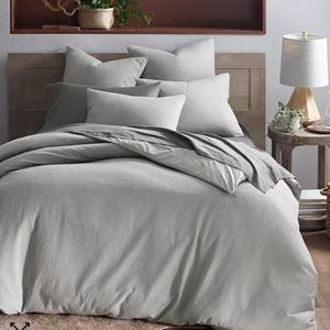OAKE Soft Waffle Duvet Cover Set, King